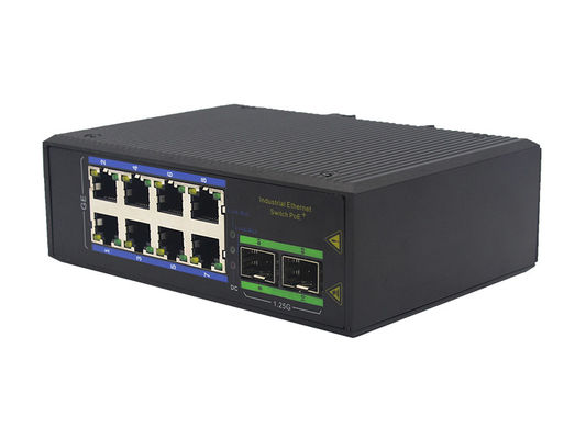 MSG1208 100Base-T RJ45 el 1000M Industrial Ethernet Switch