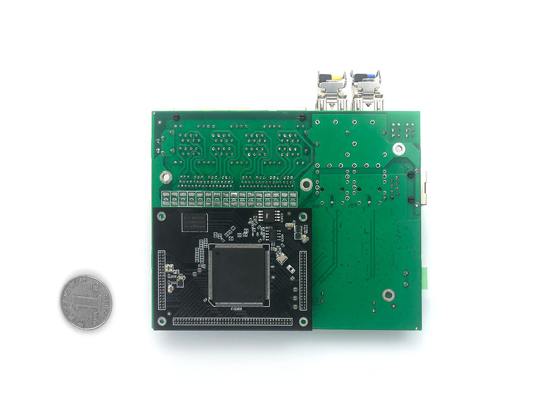 Microprocesador del interruptor de Gigabit Ethernet de 24+4 puertos que apoya Ethernet económica de energía