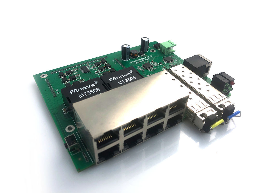 Módulo de la base de Gigabit Ethernet con el interruptor de Ethernet de la gestión de encargo de I/Os