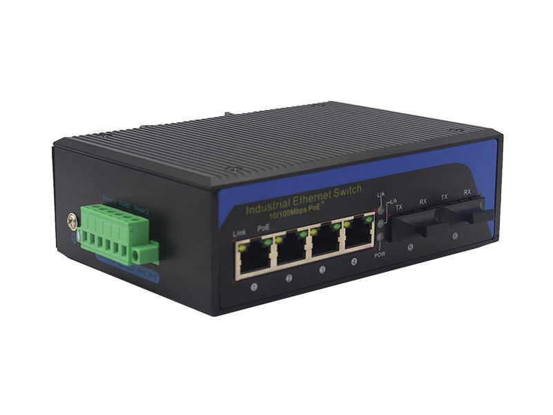 el 100M interruptor industrial portuario MSE1204 de Ethernet 2 100Base-X