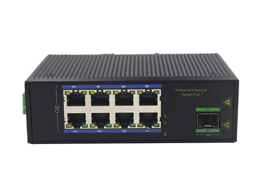 Interruptor industrial IP40 de Ethernet de MSG1108P 100Base-T RJ45 el 1000M PoE