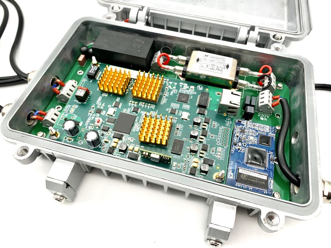 Dispositivo híbrido industrial de Ethernet de la red, antiinterferente fuerte del repetidor del PLC del DSL