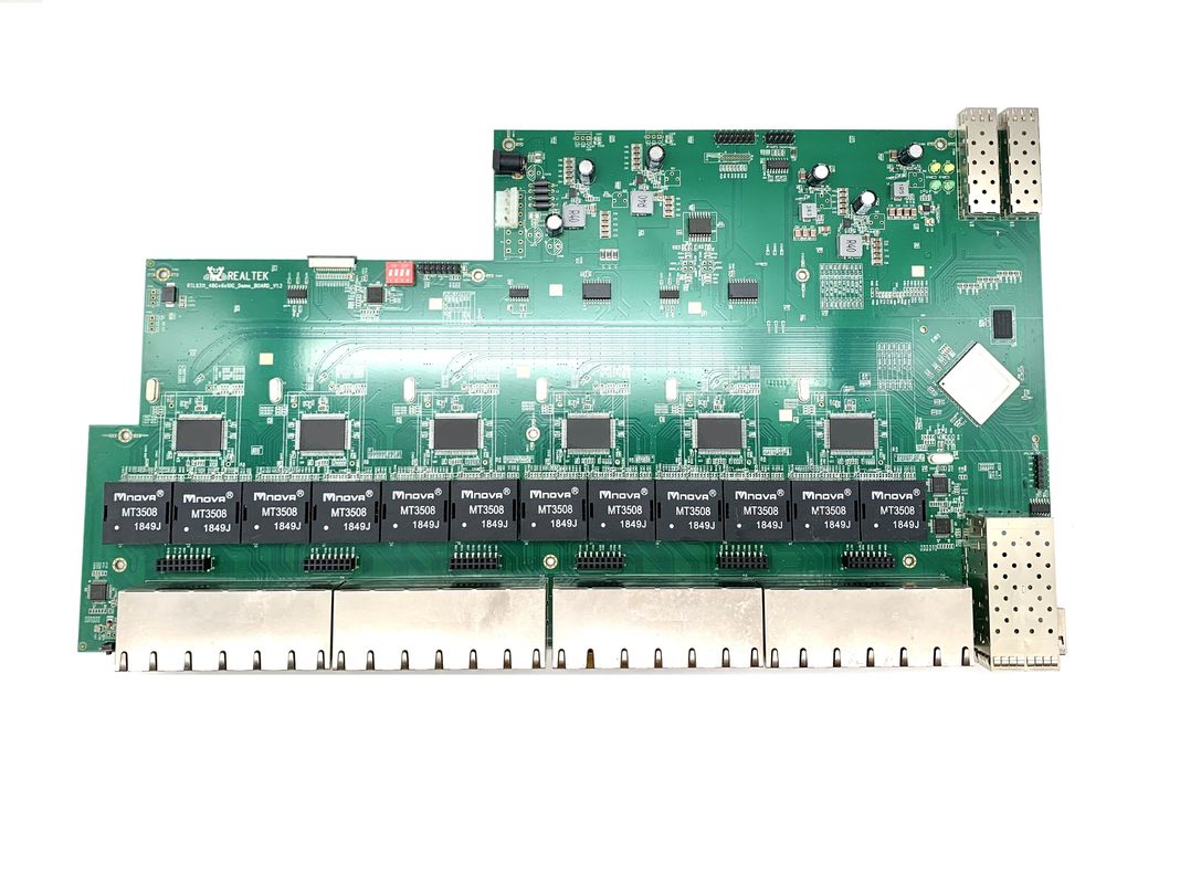 Interruptor electrostático de Ethernet de la protección 10G, interruptor manejado industrial 48 GE+4 10G SFP+