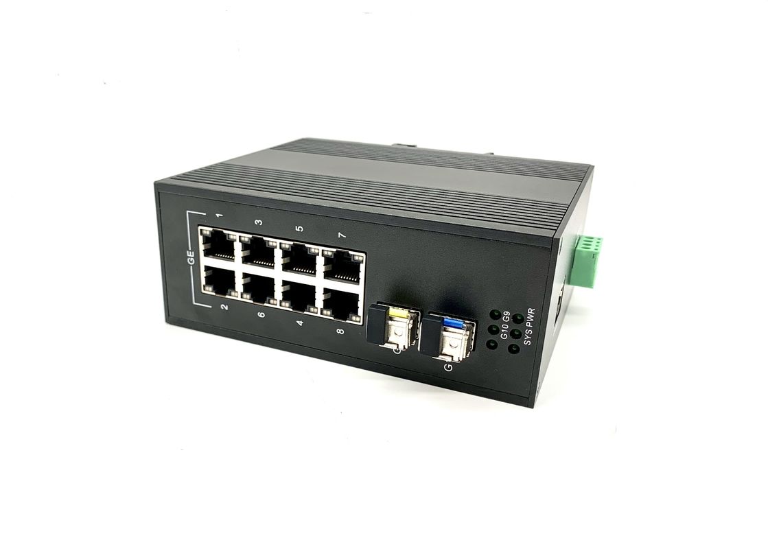 Interruptor industrial manejado gigabit de Ethernet, puerto industrial del interruptor 8 del PoE