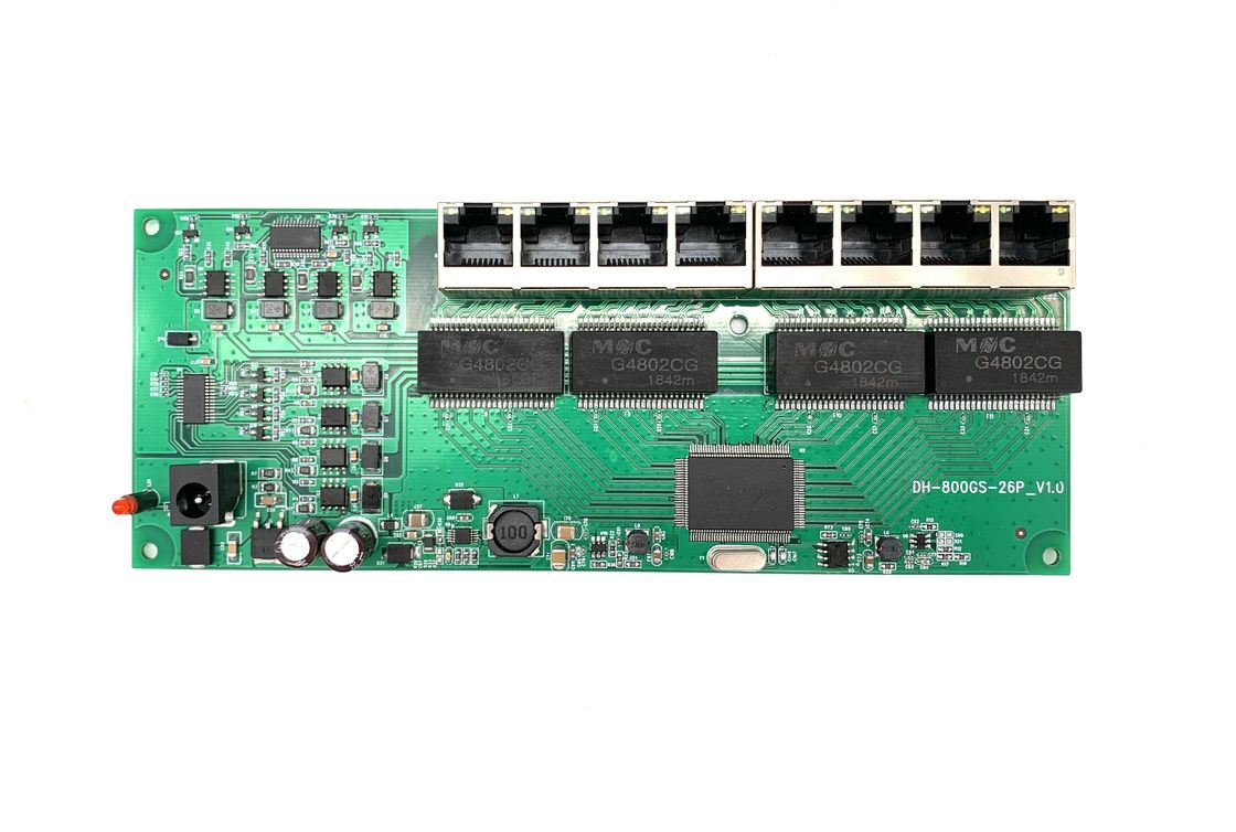 Módulo de interruptor de Ethernet del panel del gigabit de 8 puertos, poder del interruptor del POE PSE sobre el módulo de Ethernet