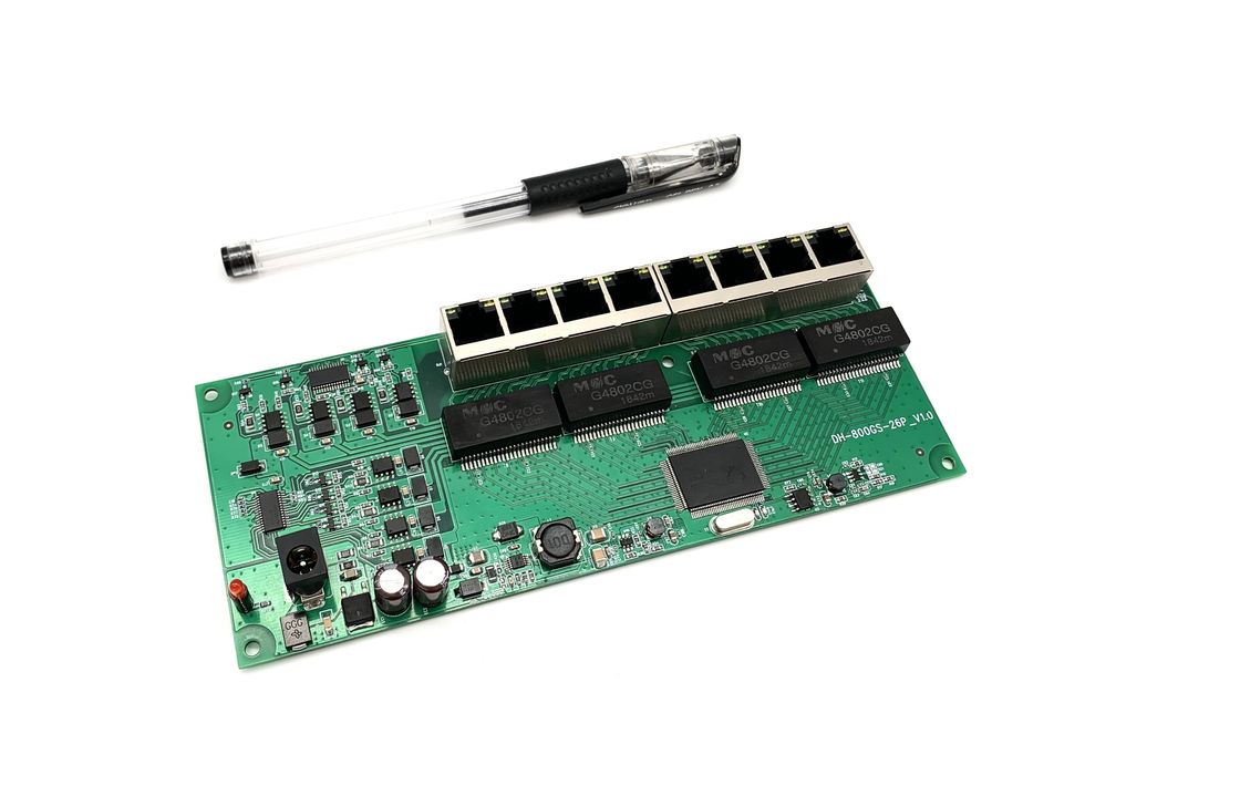 Módulo de interruptor de Ethernet del panel del gigabit de 8 puertos, poder del interruptor del POE PSE sobre el módulo de Ethernet