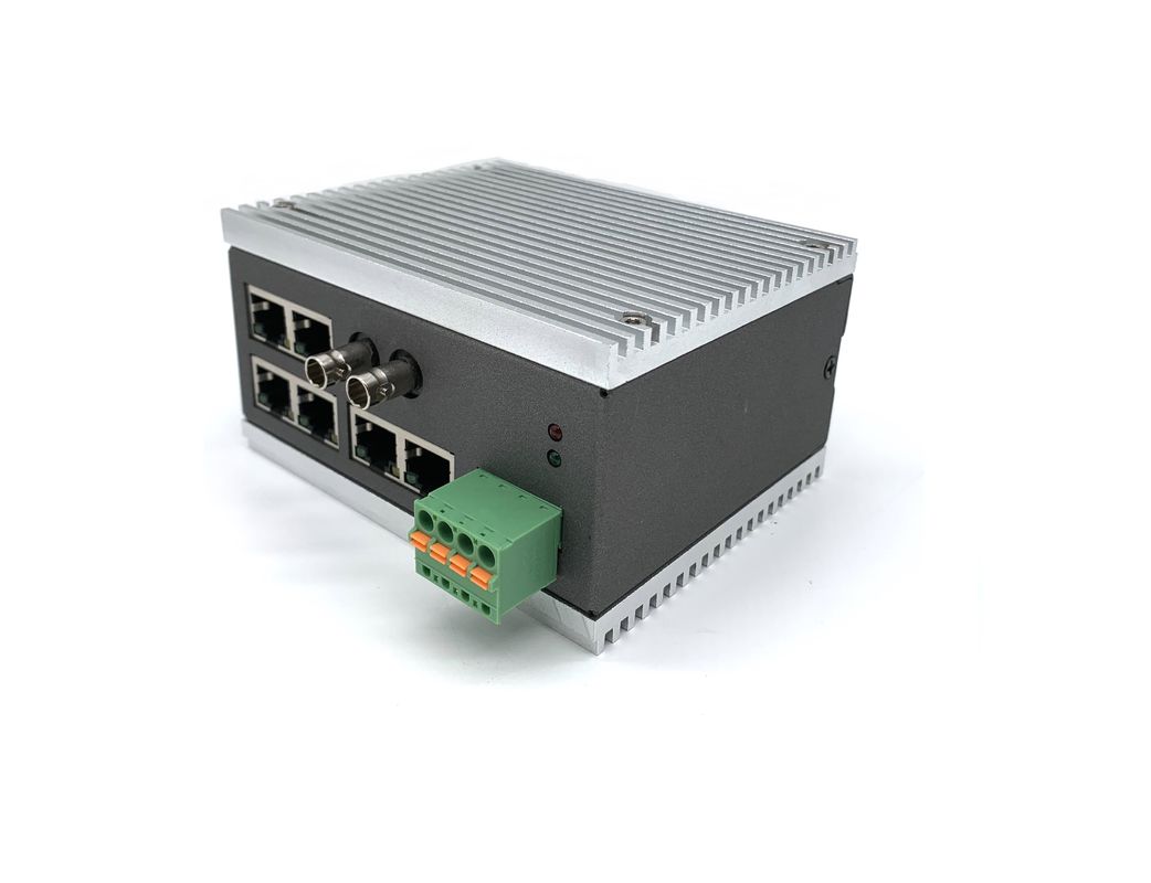 Interruptor portuario de Ethernet 6 del 10BaseT el 100M de IP40 RJ45 MSE1206