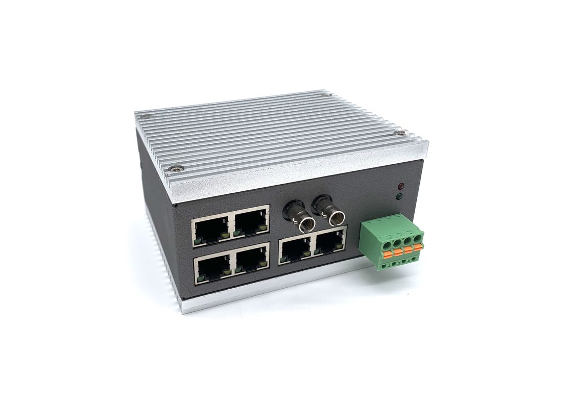 Interruptor portuario de Ethernet 6 del 10BaseT el 100M de IP40 RJ45 MSE1206
