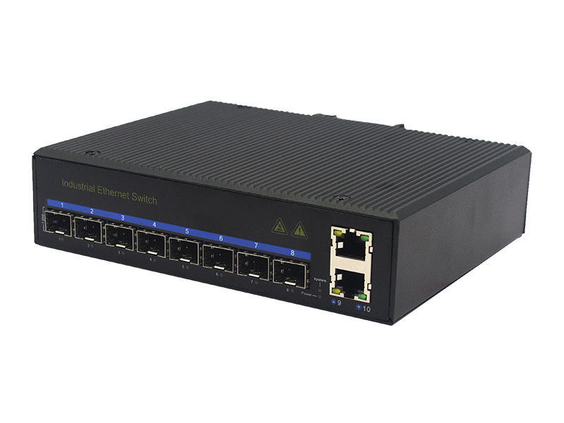 Interruptor industrial portuario de Ethernet del 10BaseT 100Base-TX de MSG1802 RJ45 2