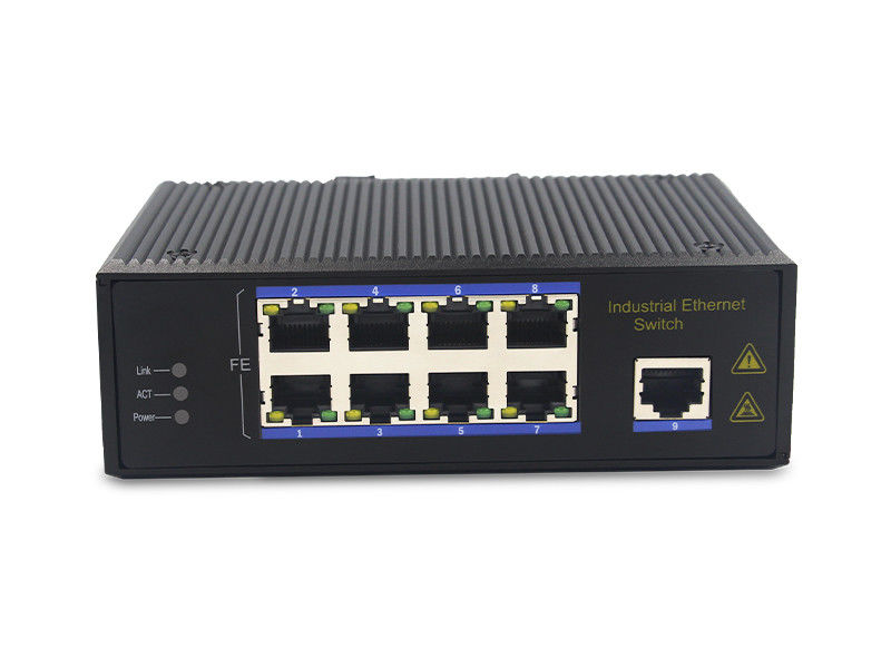 9 interruptor IP40 MSE1009P de Ethernet de los puertos 100Base-TX 100M 3W PoE