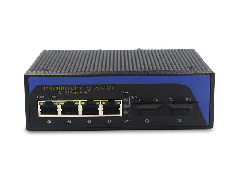 el 100M interruptor industrial portuario MSE1204P de Ethernet 2 100Base-X