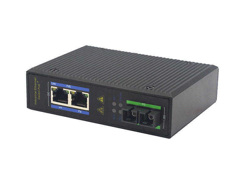 Poder de IP40 RJ45 100Base-T 4.0A sobre el interruptor MSG1102P de Ethernet